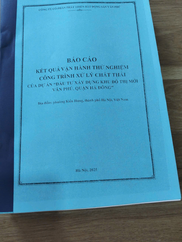 Hồ sơ tư vấn môi trường